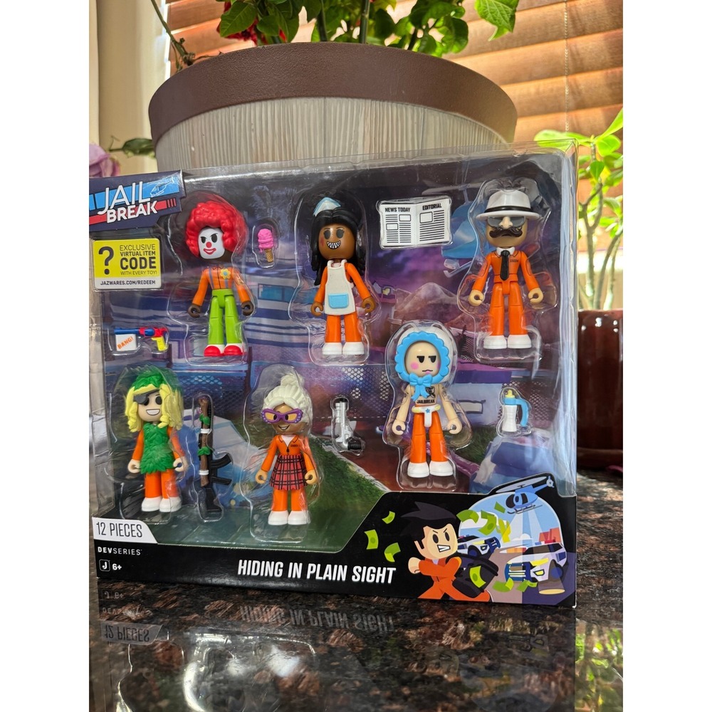 DevSeries Jailbreak Hiding in Plain Sight Multipack 6 Action Figures Roblox New